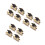12Pcs Unique Design Graduation Hat Brooches Metal Multi Color 8