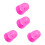 8Pcs Durable Silicone Guitar Finger Caps Pink Protectors for Beginners 9