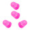 8Pcs Durable Silicone Guitar Finger Caps Pink Protectors for Beginners 11