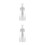 2Pièces Conteneur Poudre Spray Plastique Transparent Polyvalent 5