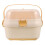 Light Yellow Plastic Baby Bottle Drying and Storage Organizer 10