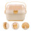 Light Yellow Plastic Baby Bottle Drying and Storage Organizer 11