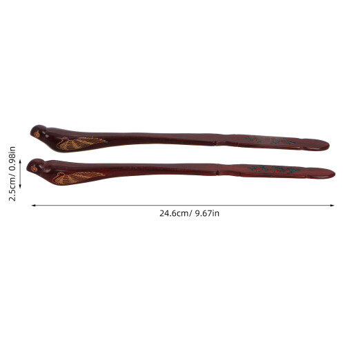 2Pièces Maillets En Bois Pour Yangqin Bruns Design Unique 2