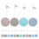 20Pcs Assorted Color Macaron Mobile Screen Cleaning Cloths for Glasses 9