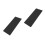 2Pcs Smooth Surface Hair Dye Board Highlighting Tool Black Plastic 6