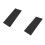 2Pcs Smooth Surface Hair Dye Board Highlighting Tool Black Plastic 7