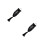 2Pcs Black Plush Toy Organizer Cotton Rope Net Wall Mounted Storage 7
