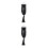 2Pcs Black Plush Toy Organizer Cotton Rope Net Wall Mounted Storage 9