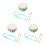 3Pcs Handheld Drum Toy for Kids Professional Tuning 4