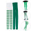 2Pièces Collants Femme Vert Polyester Motif Trèfle Pour 10
