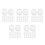 100Pcs Fine Polyester Paint Filter Bags for Home Use Transparent Mesh 9