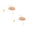 2Sets Creative Mini Plastic Boat Models Multicolor Nautical Home Decor 7