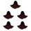 5Pcs Cowhide Welding Caps with Neck Drape Flame-Retardant Hood 8