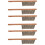 6Pcs Portable Wood Handle Beehive Cleaning Brush Multi-Color Hive Tool 10