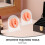 1Pair Pink Silicone Ear Model with Acrylic Stand for Piercing Practice 8