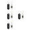 8St Creatieve Plastic Digitale Sleutelhanger Horloges Multifunctioneel 7
