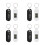 8St Creatieve Plastic Digitale Sleutelhanger Horloges Multifunctioneel 10