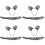 4Sets Comfortable Grey Plush Wolf Costume Ears and Tail for Kids 7