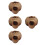 4Pcs Recirculating Ceramic Tabletop Fountain Light Brown Garden Accent 5