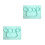 2Pcs Green Silicone Placemat Dining Tray Baby Tableware with Suction 10