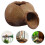 4Pcs Recirculating Ceramic Tabletop Fountain Light Brown Garden Accent 11