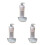3Pcs White Wall Dispenser Manual Liquid Soap for Shower and Kitchen 4