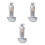 3Pcs White Wall Dispenser Manual Liquid Soap for Shower and Kitchen 7