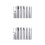 2Sets Durable Silver Belt Hollow Punch Set for and DIY Crafts 6