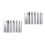 2Sets Durable Silver Belt Hollow Punch Set for and DIY Crafts 8