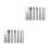 2Sets Durable Silver Belt Hollow Punch Set for and DIY Crafts 10