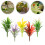 250Pcs Plastic Mini Plant Clusters Assorted Colors for Model Landscape 11