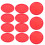 100Pcs Red Plastic Ice Hockey Pucks Durable Table Game Accessories 2