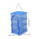 Foldable Blue Nylon Mesh Drying Rack Hanging Basket for Camping 2