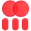 100Pcs Red Plastic Ice Hockey Pucks Durable Table Game Accessories 3