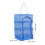 Foldable Blue Nylon Mesh Drying Rack Hanging Basket for Camping 3
