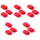 100Pcs Red Plastic Ice Hockey Pucks Durable Table Game Accessories 5