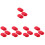 100Pcs Red Plastic Ice Hockey Pucks Durable Table Game Accessories 7