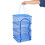 Foldable Blue Nylon Mesh Drying Rack Hanging Basket for Camping 4