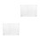 2Pièces Rangement Cd Transparent Design Compact Pour Bureau 6