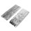 3Pairs Silver Stretch Sequin Arm Warmers for Performance and Cosplay 3