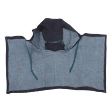 3Pièces Accessoire Casque Denim Bleu Protection Cou Extendu