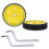 3Pcs Children's Universal Training Wheels Yellow Sturdy Auxiliary Set 9