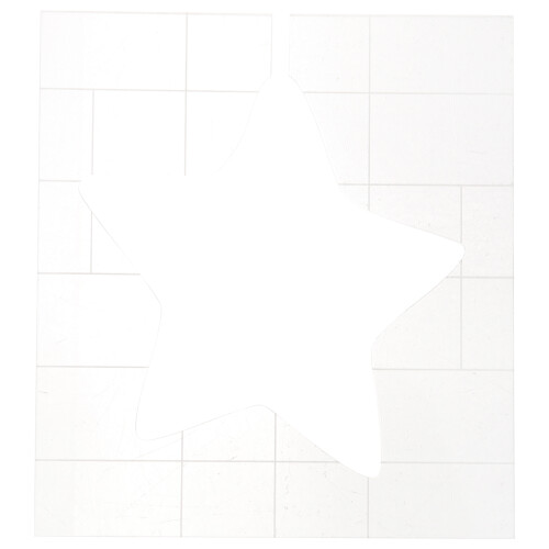 4Pcs Star Shaped Acrylic Sewing Templates for DIY Quilting Crafting