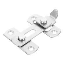 1Pièces Verrou De Porte Acier Inox Robuste Usage Maison Argenté