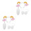 2Ensembles Accessoires Animaux Cosplay Oreilles Mouton Et Queue 7