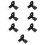 7Pcs Cello Endpin Anchor Non-Slip Floor Protection Mat 10