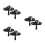 6Sets Home Use Black Stainless Steel Window Sash Replacement Locks 6