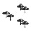6Sets Home Use Black Stainless Steel Window Sash Replacement Locks 8