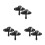 6Sets Home Use Black Stainless Steel Window Sash Replacement Locks 9