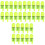 90Pièces Signal De Vert Clippable Avec Cloche 4